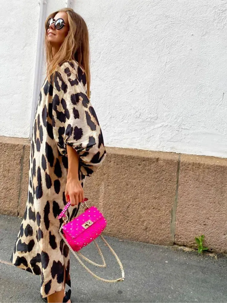 Aisha | Leopard Print Dress