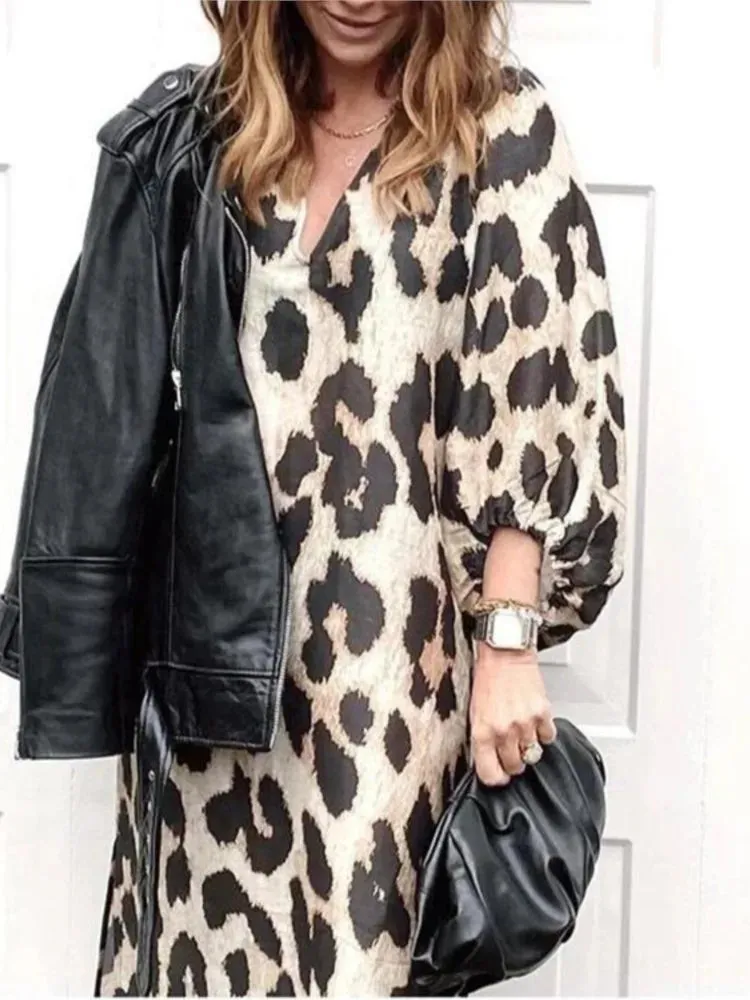 Aisha | Leopard Print Dress