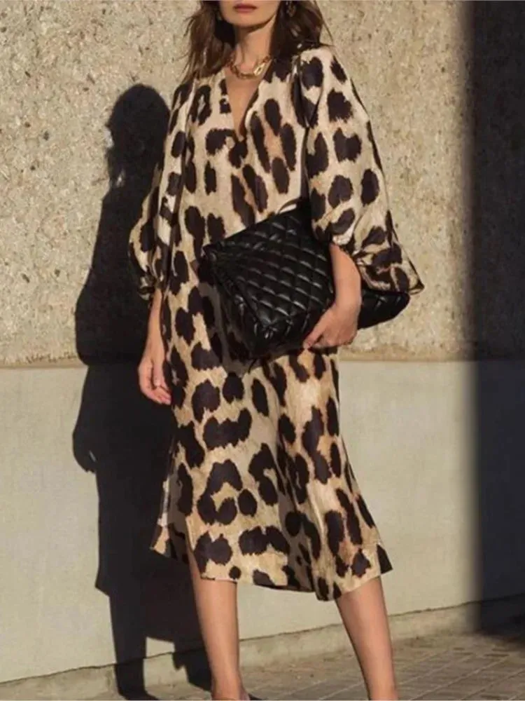 Aisha | Leopard Print Dress