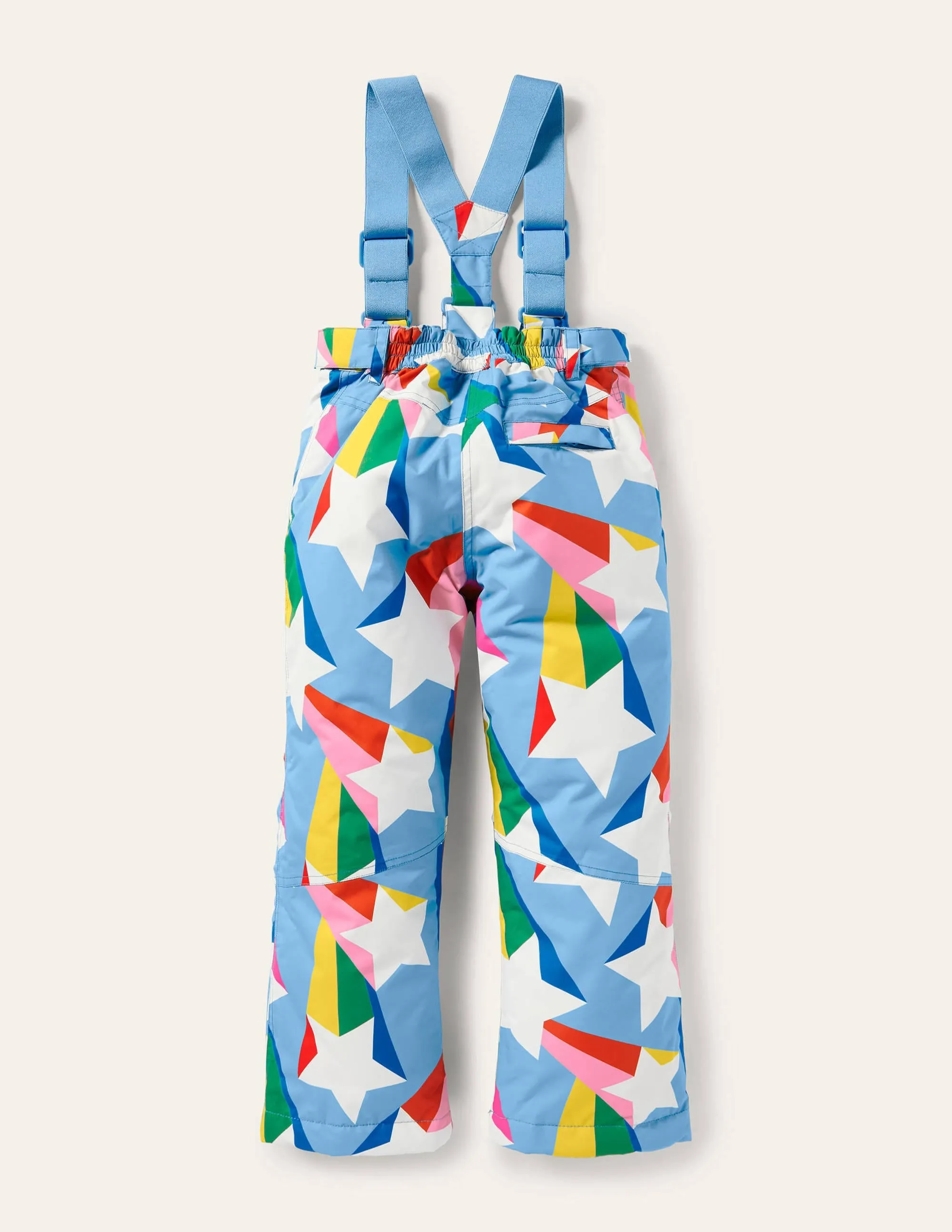 All-Weather Waterproof Trouser-Surfboard Blue Rainbow Star