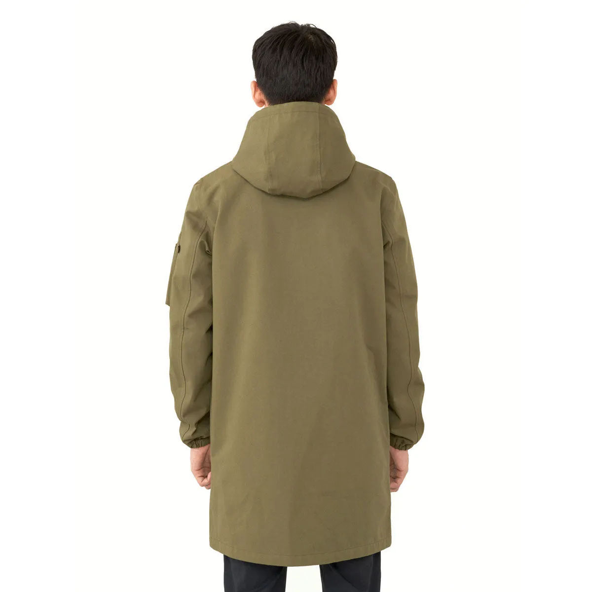 Alpha Industries Men's Vintage Olive Duster Waterproof Field Coat