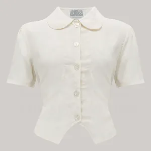 Andrea Blouse in Cream