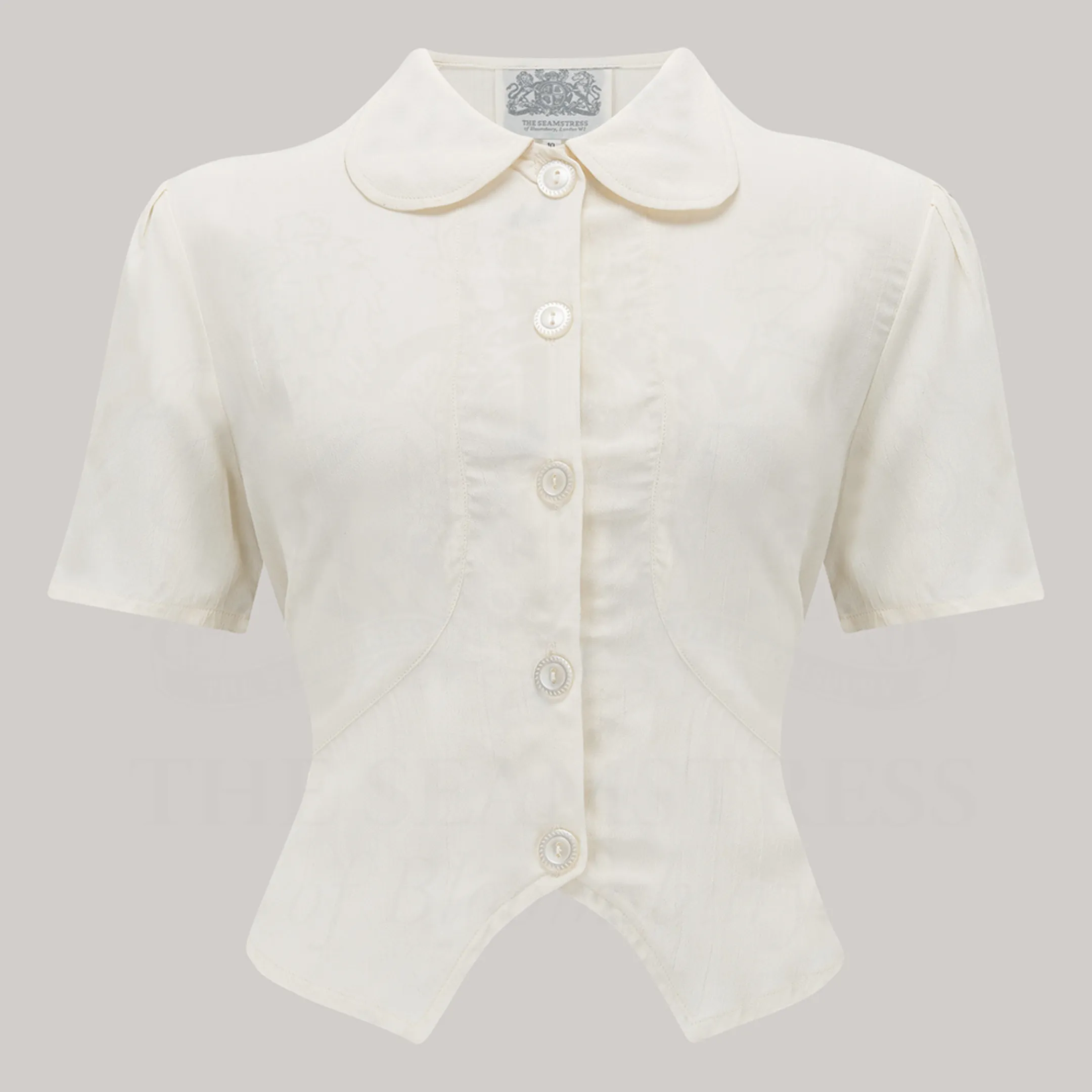Andrea Blouse in Cream