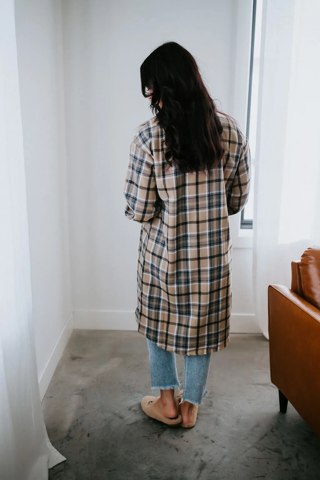 Baya Plaid Top