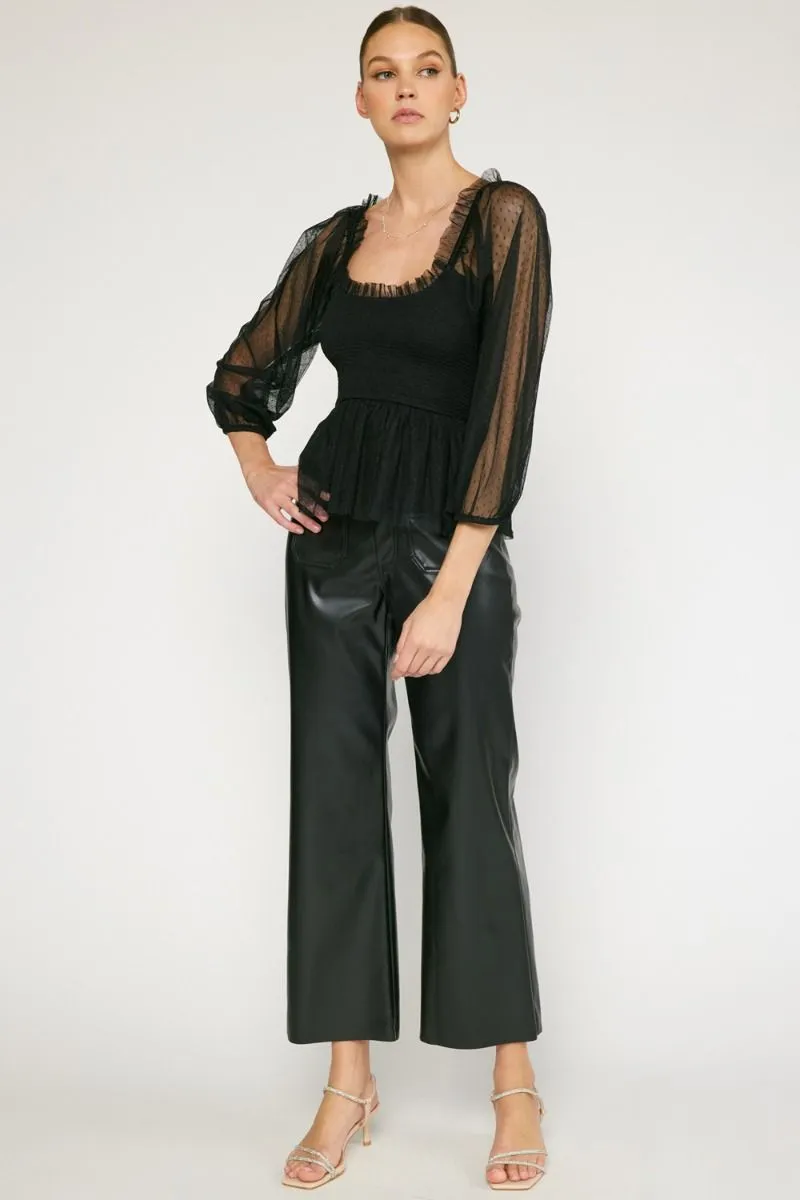Breezy Day Top - Black
