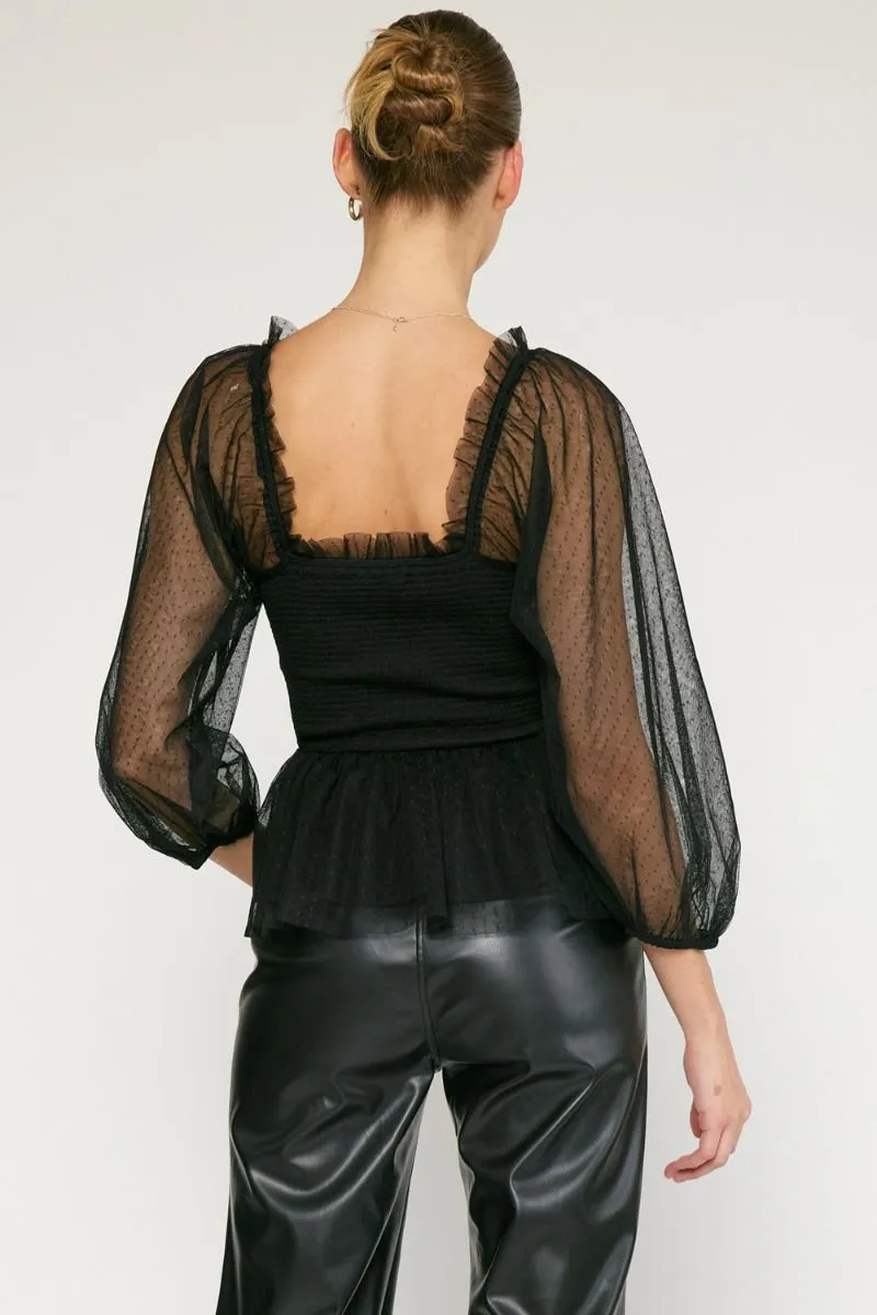 Breezy Day Top - Black