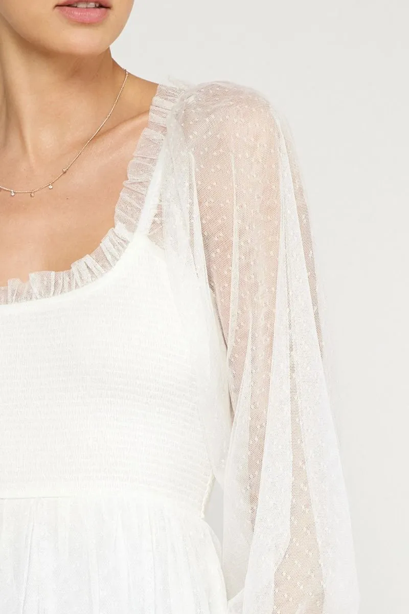 Breezy Day Top - White