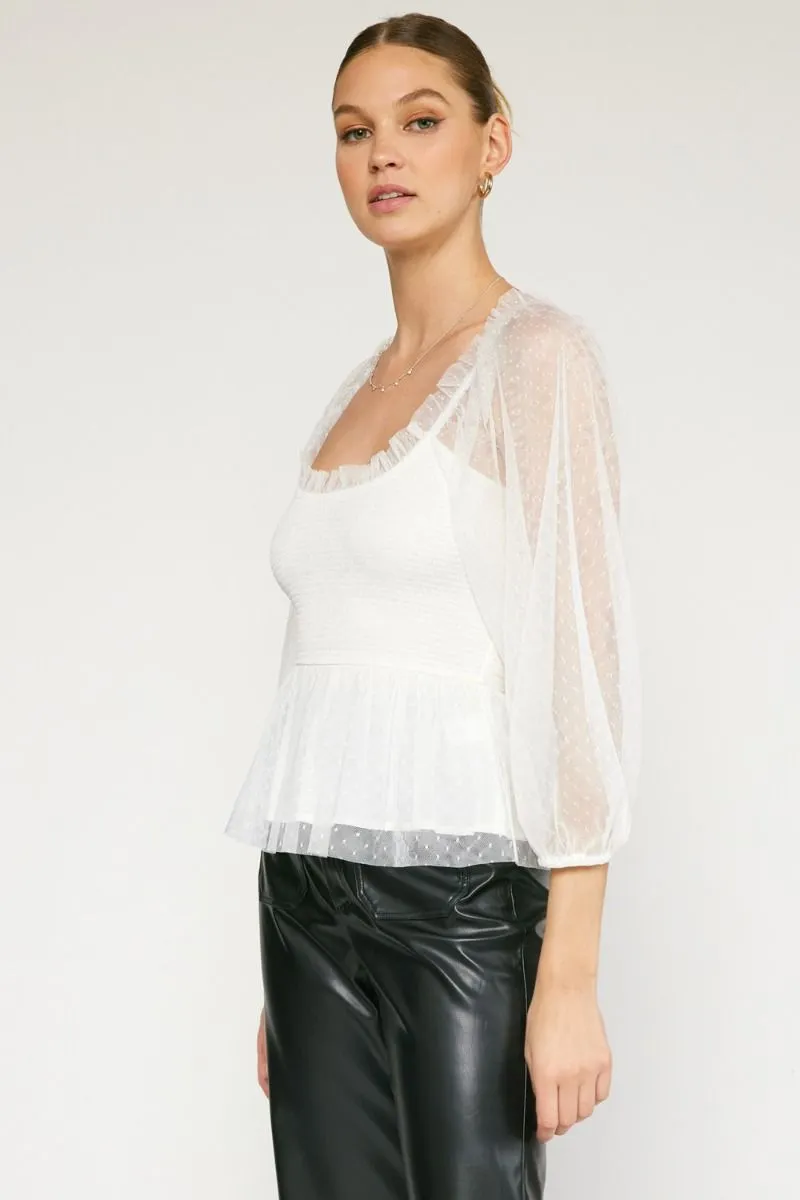 Breezy Day Top - White