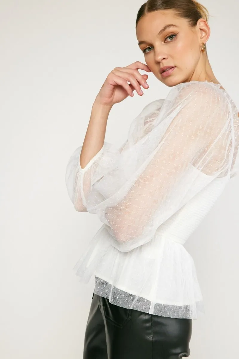 Breezy Day Top - White