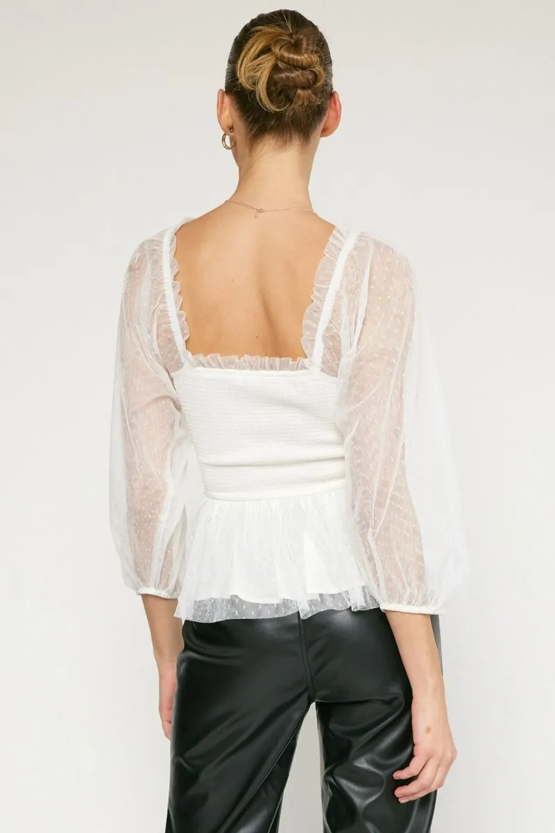 Breezy Day Top - White