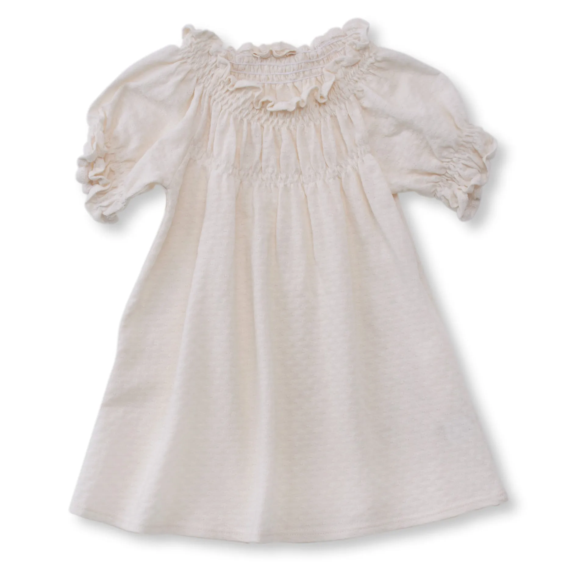 Cap Sleeves Ruffle Dress