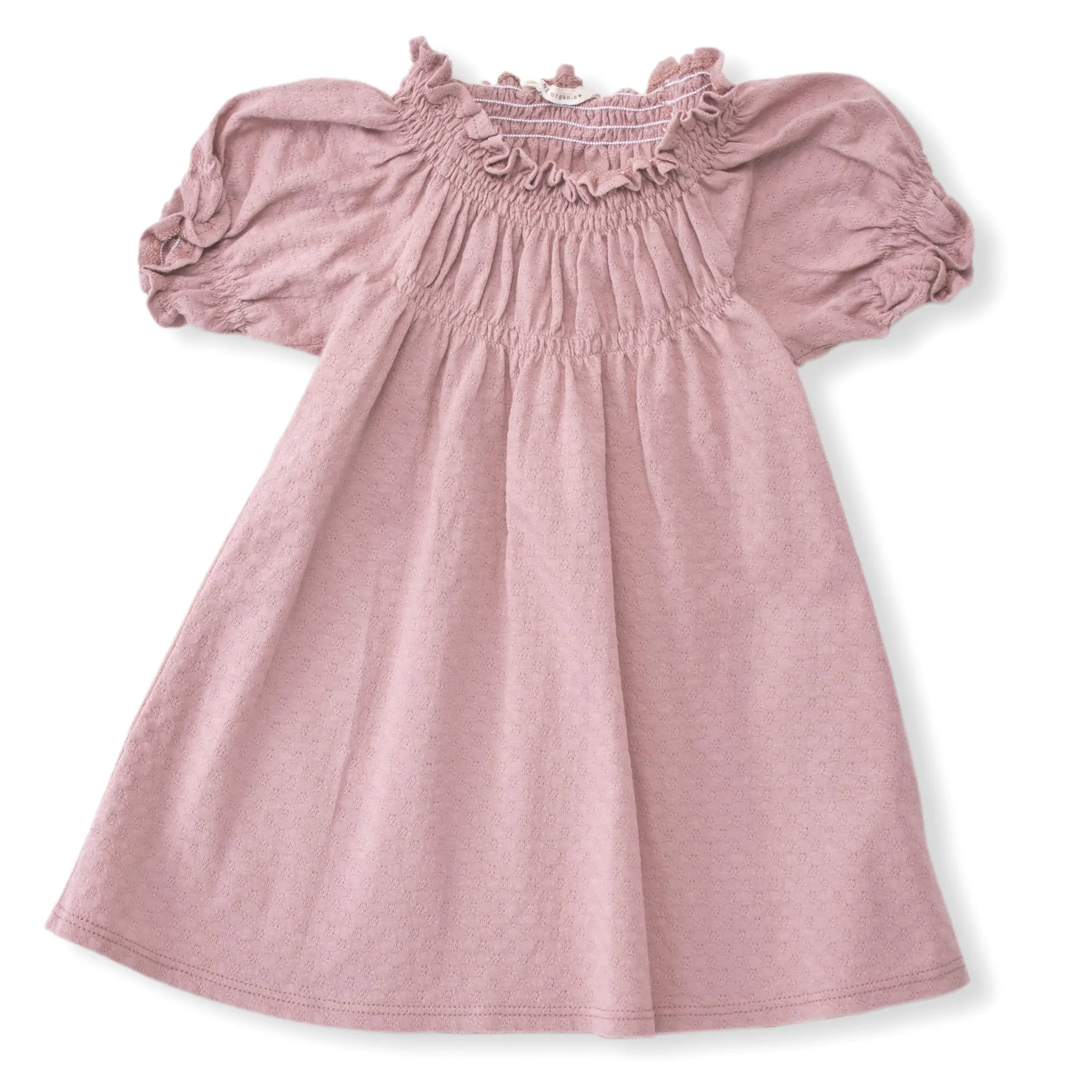 Cap Sleeves Ruffle Dress