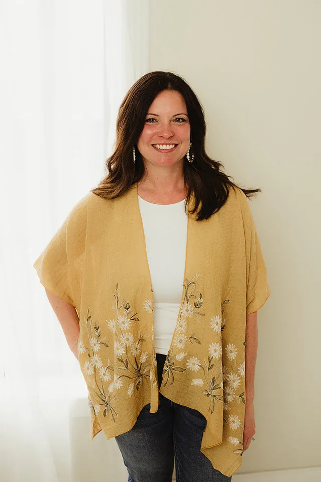 Daisy Woven Kimono