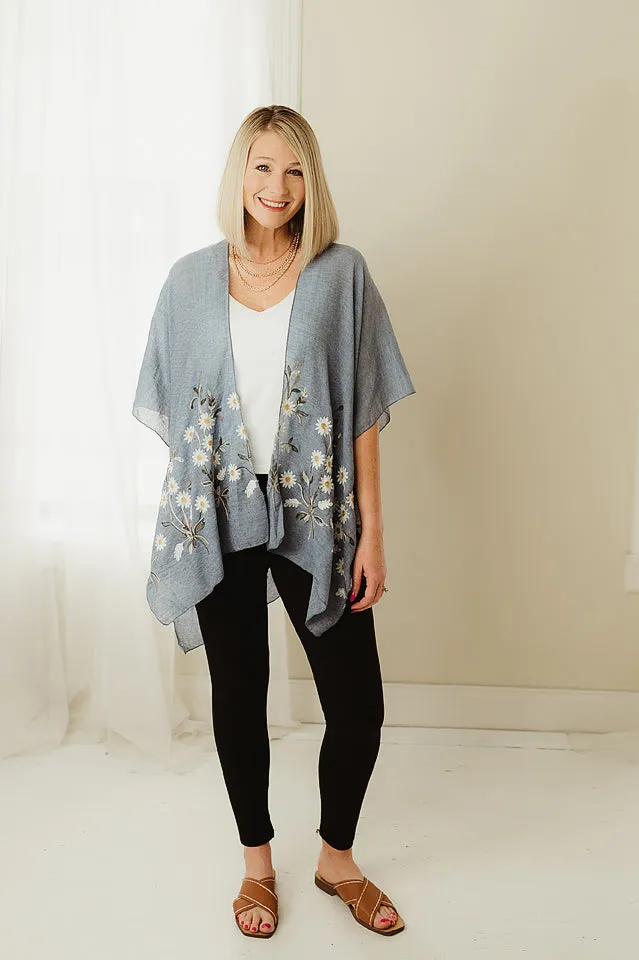 Daisy Woven Kimono