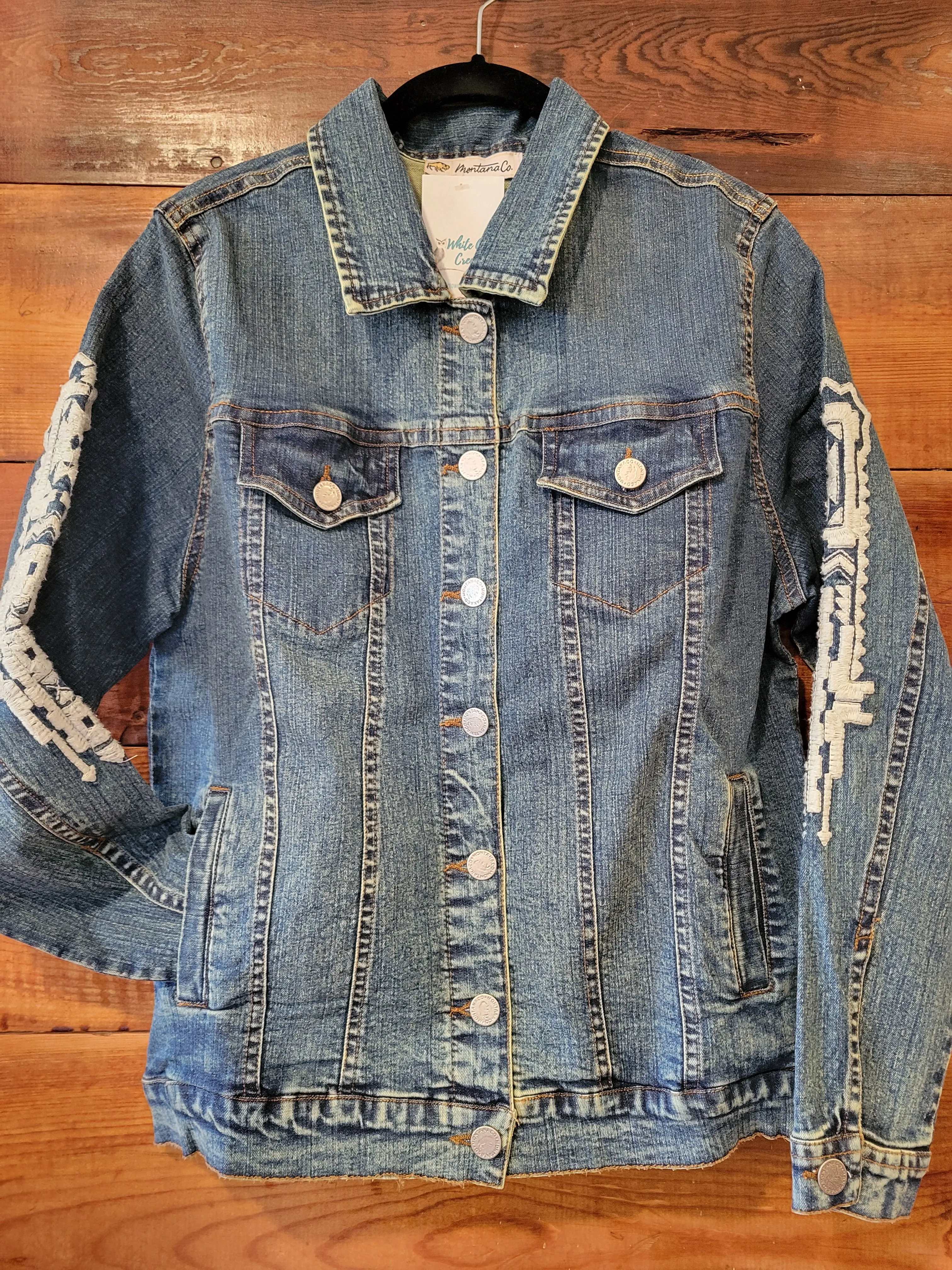Denim Embroidered Jacket