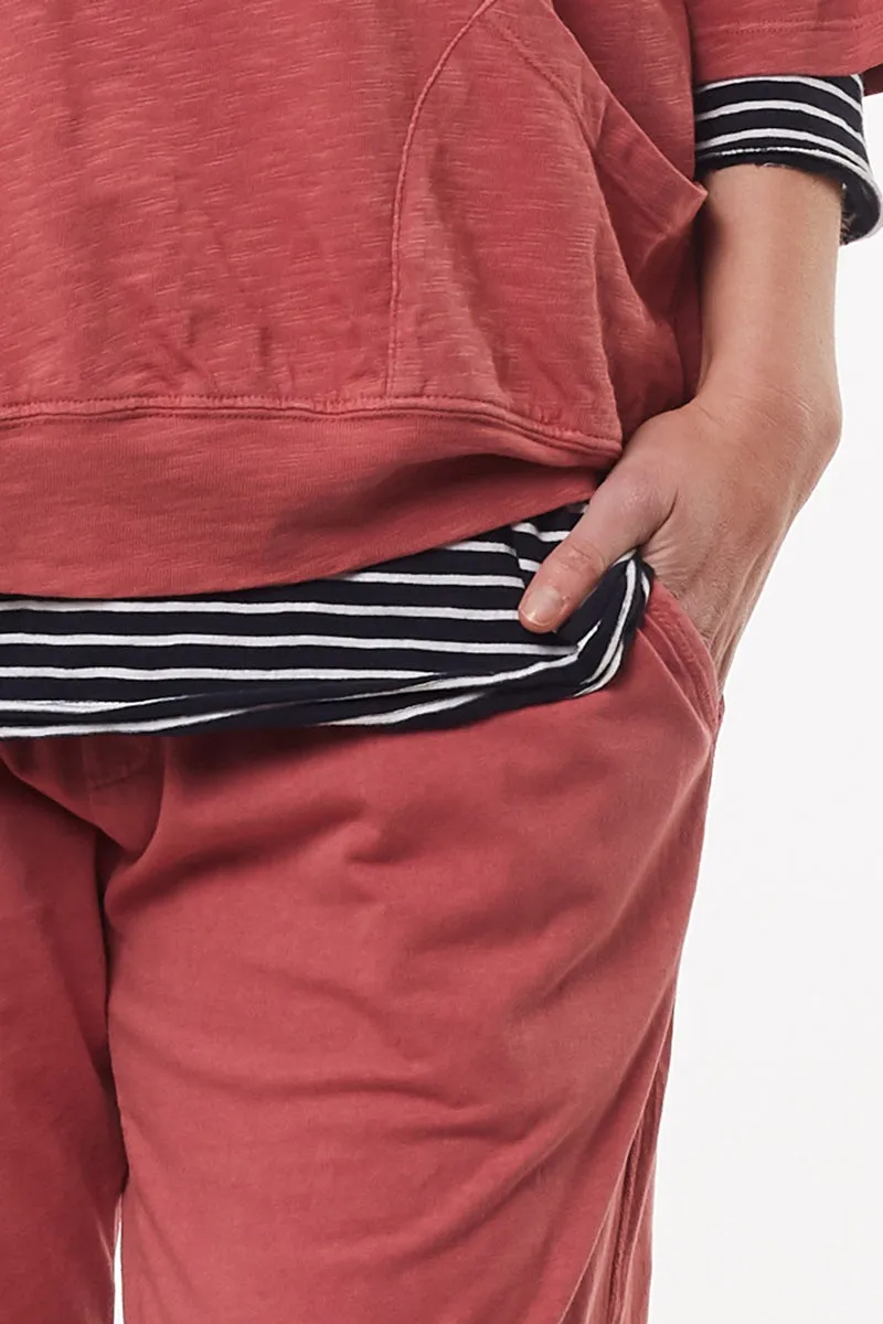 Elm - Wash Out Pant - Deep Rose