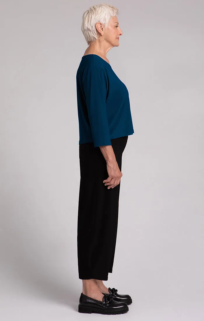 Go To Cropped T, 3/4 Sleeve