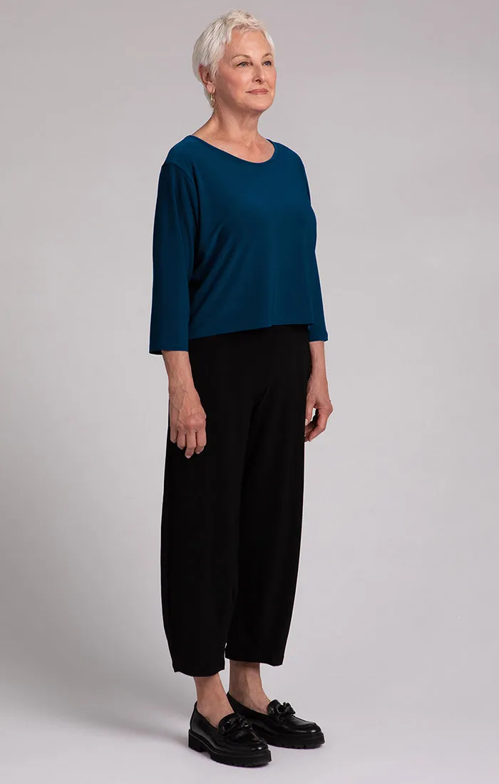 Go To Cropped T, 3/4 Sleeve