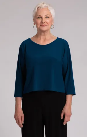 Go To Cropped T, 3/4 Sleeve