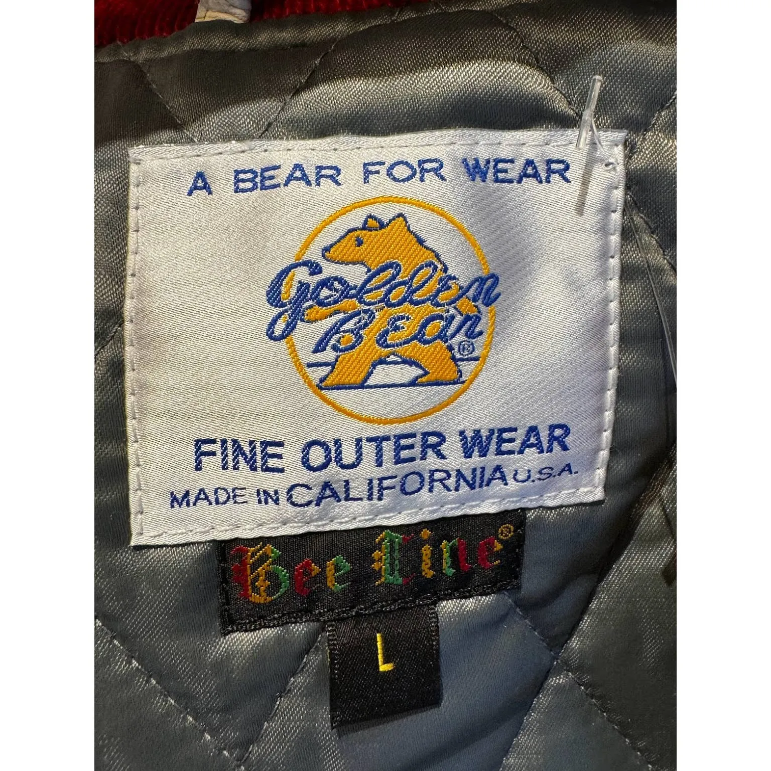 Golden Bear Bee Line Men's Varsity Jacket