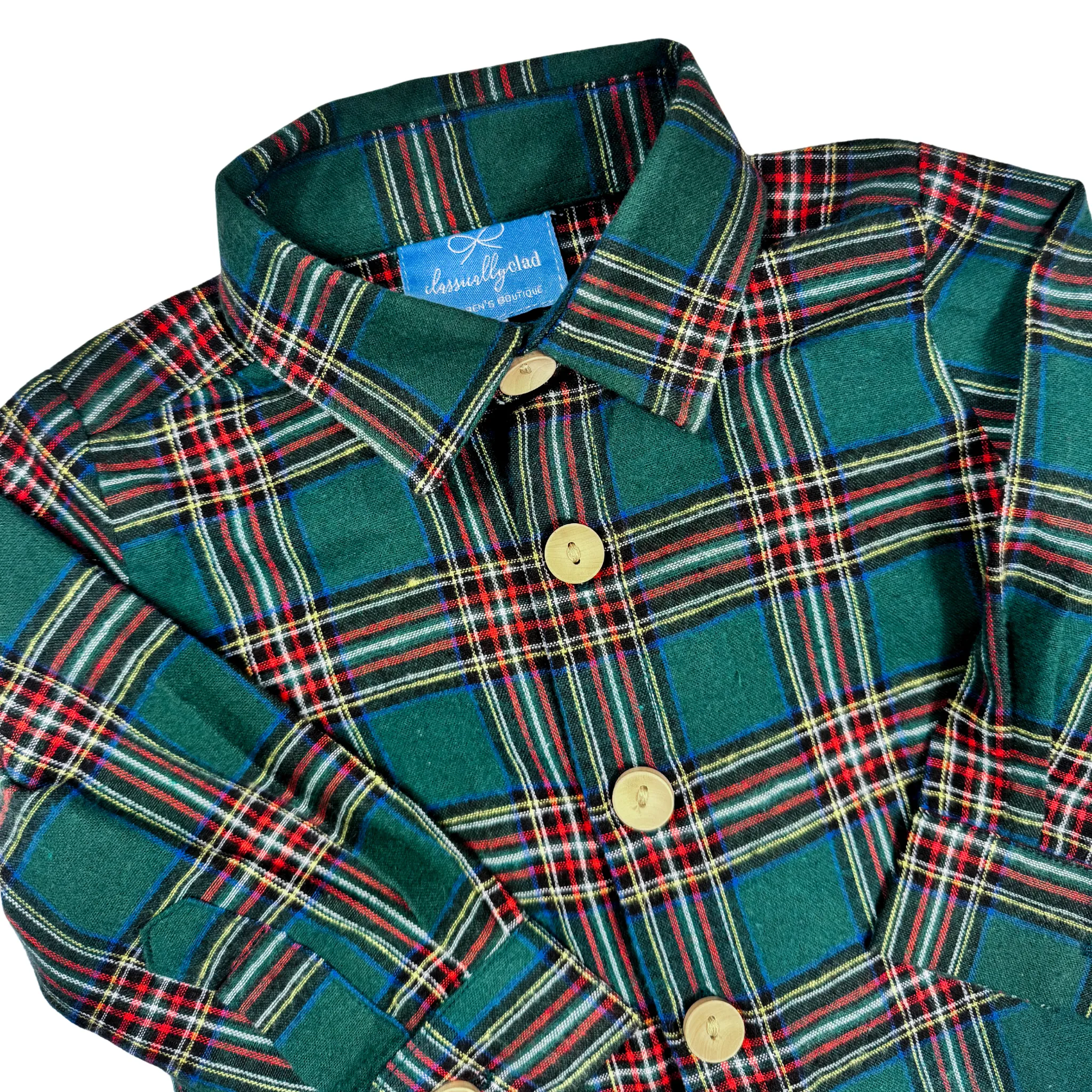 Green Plaid Shirt