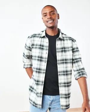 Heavy Plaid Flannel Shirt