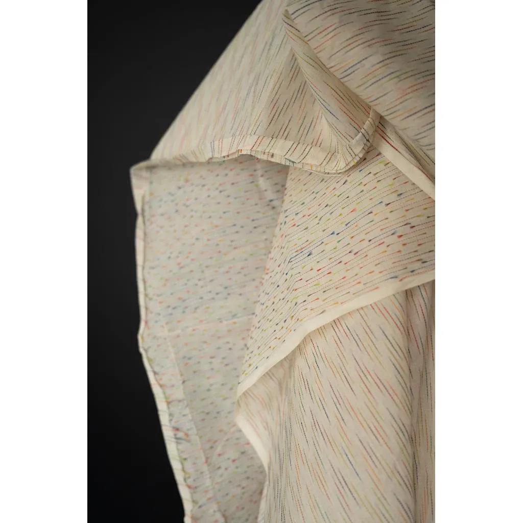 Indian Cotton - Rainbow Dobby - 1/2 meter
