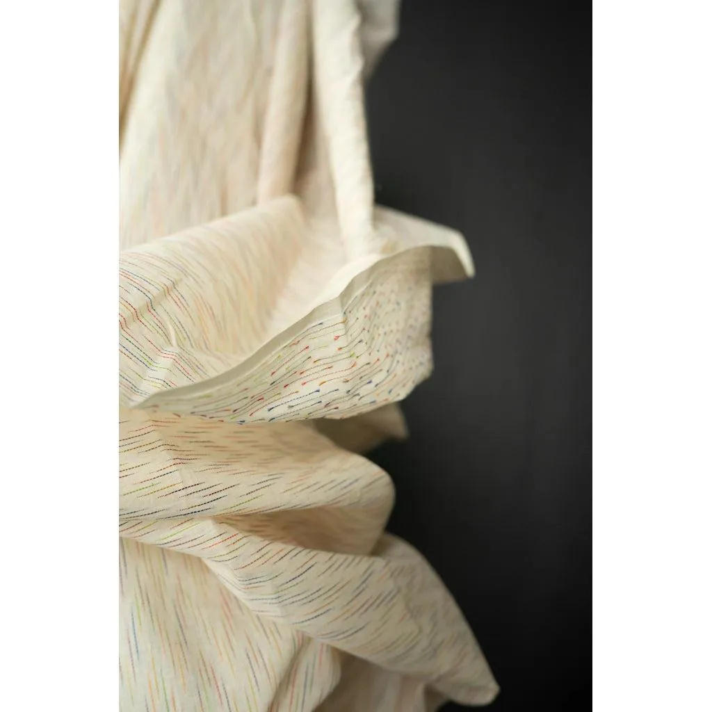 Indian Cotton - Rainbow Dobby - 1/2 meter