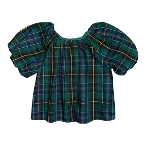 Izzy Top - Navy Tartan