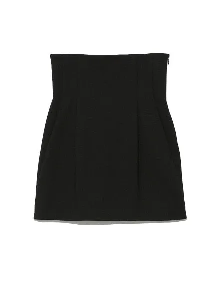 Joskaa Christmas Gift Kuzuwata Solid Empire Slim Folds Above Knee Sexy Mini Skirts Summer Womens Faldas 2024 New Fashion Temperament Japan Style Jupe