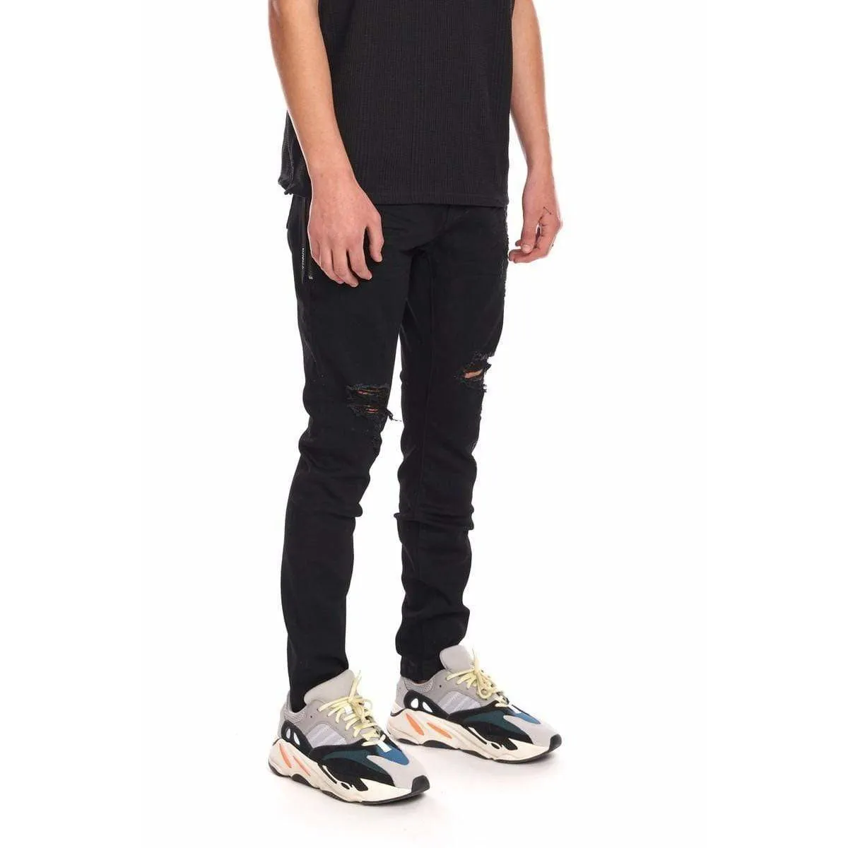 Kuwalla K5 Destroyed Denim Black
