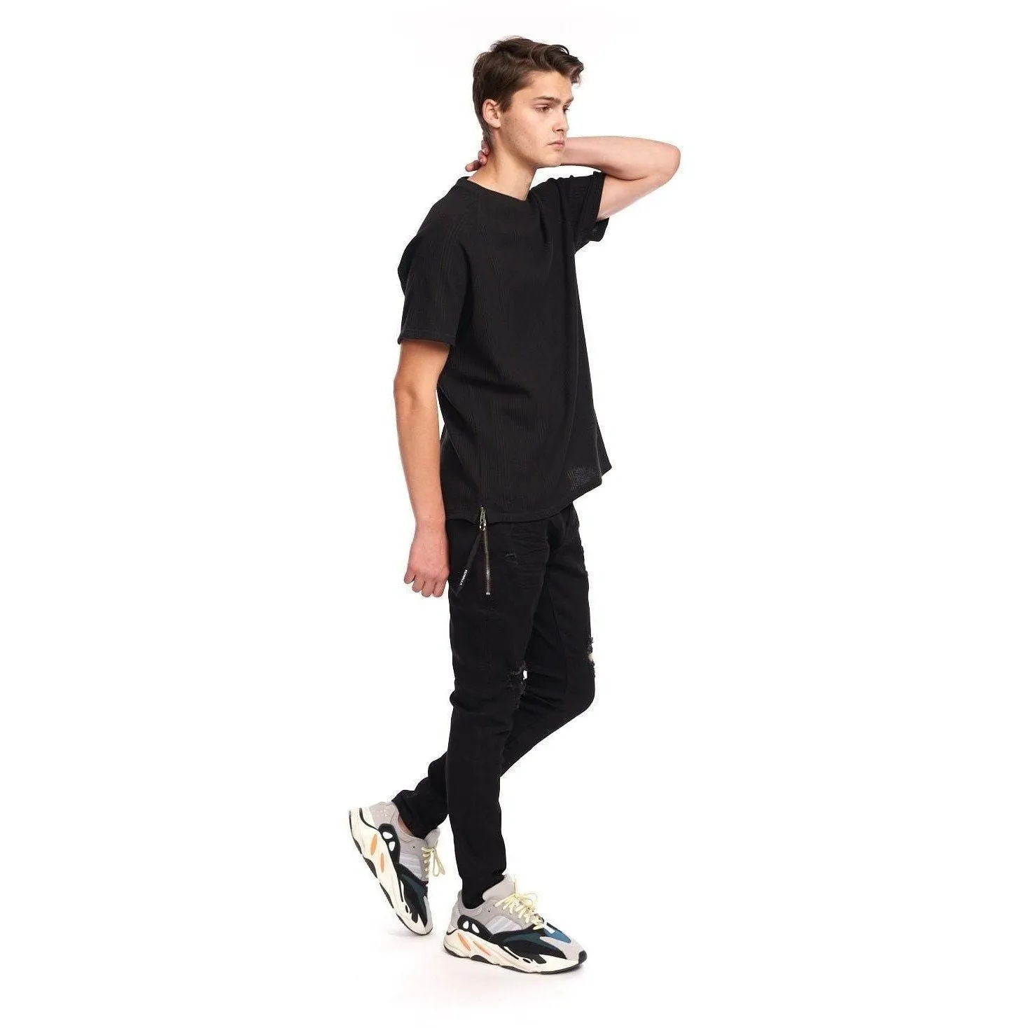Kuwalla K5 Destroyed Denim Black