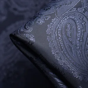Lin Paisley Navy - Fancy Lining (147cm wide)
