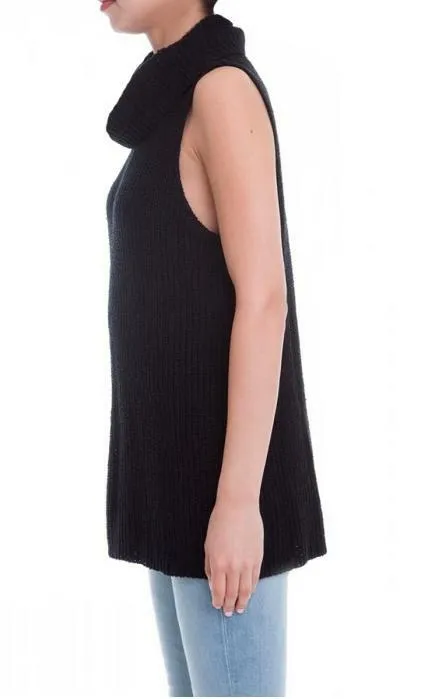 Lush Traveler Sleeveless Cowl Neck Tunic