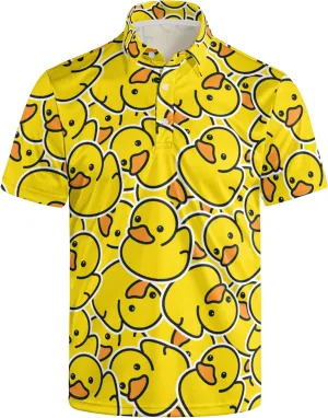 Mens 80s Golf Shirt Dry Fit Performance Short Sleeve Print Shirts Funny 90s Golf Shirts for Men