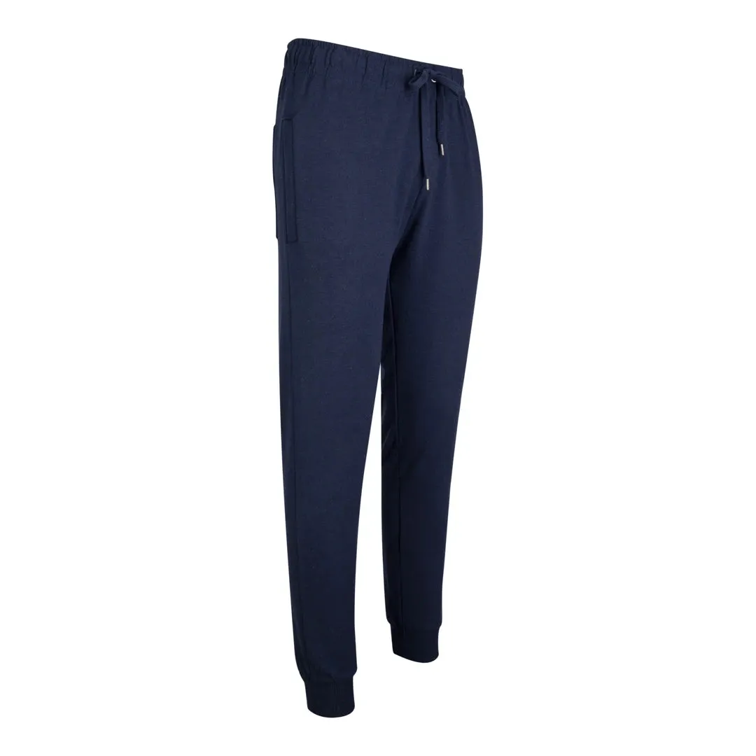 Men's Navy Joggers Lounge Pants Elasticated Pockets Gym Training Sports