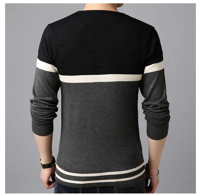 Men's Warm Slim Fit Pullovers Sweaters
