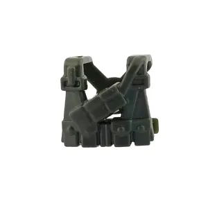 Minifig OD Green Tactical Harness 1