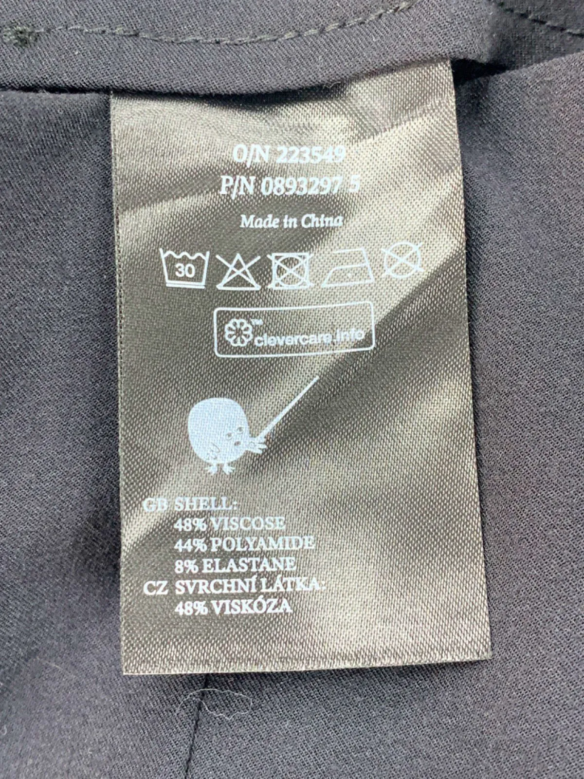Monki Black Trousers EUR 40 UK 12