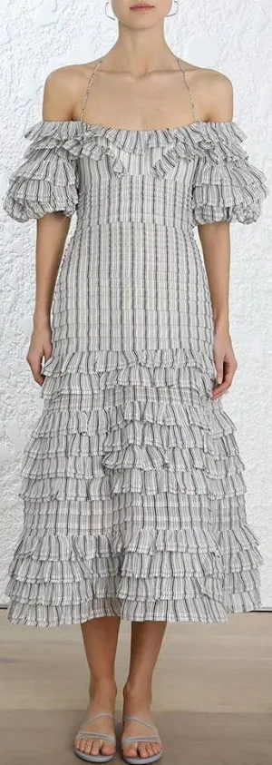 'Painted Heart' Folds Dress