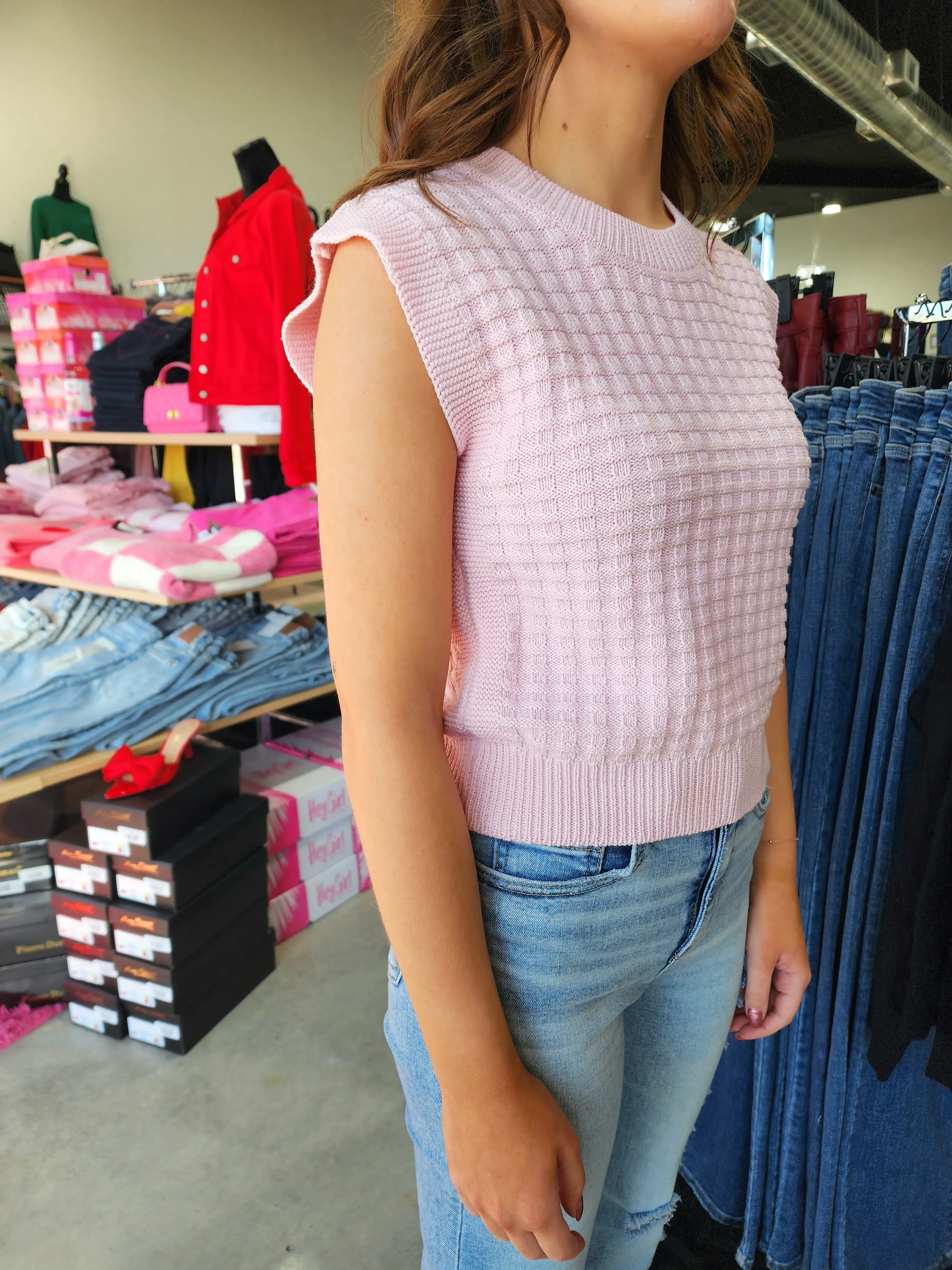 Pretty Pastel Sweater Vest