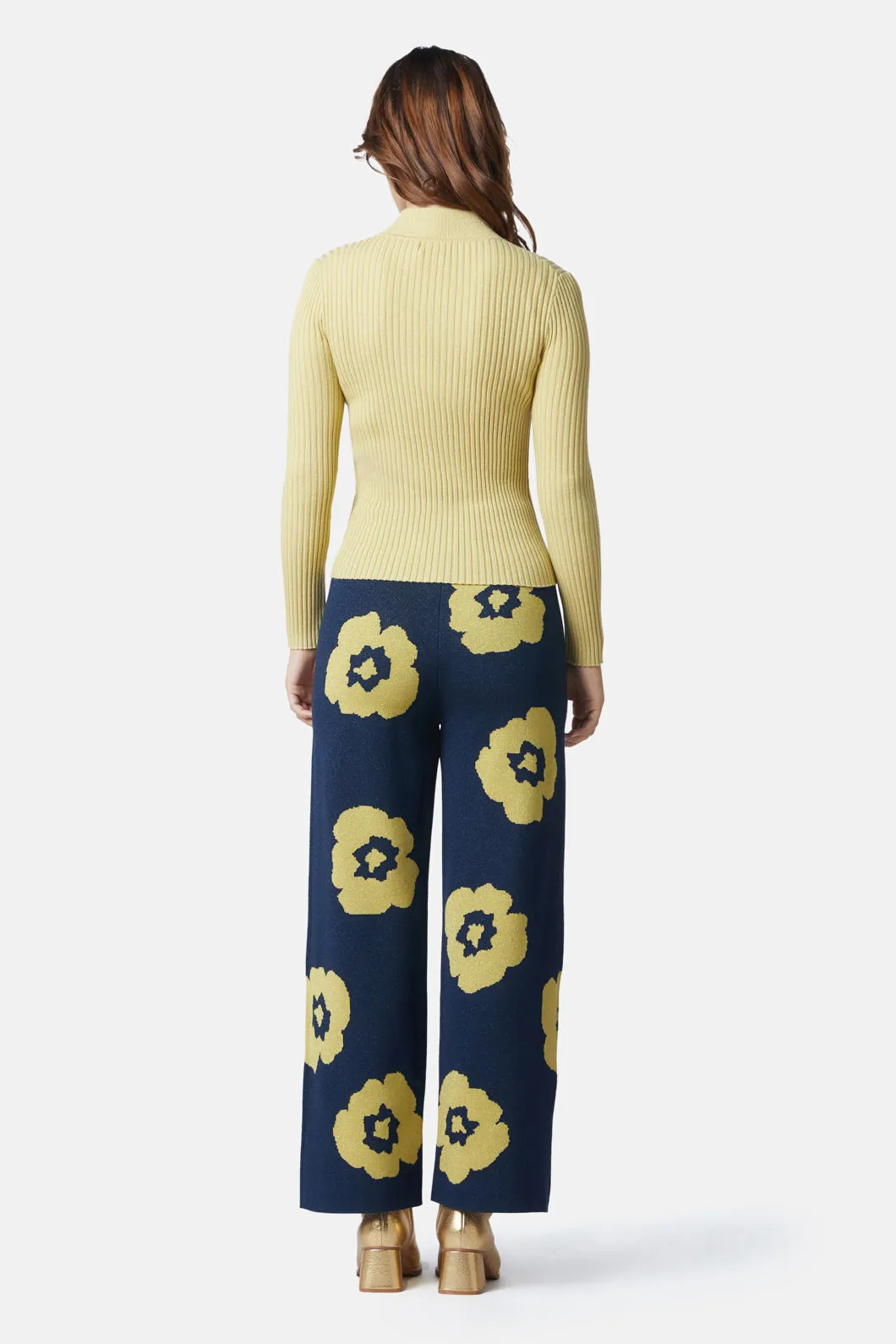 Rose Float Knit Pant