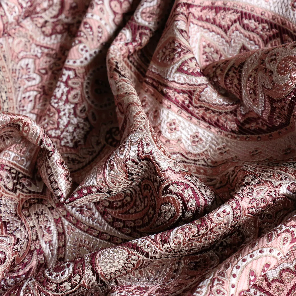 Rouge Paisley Brocade