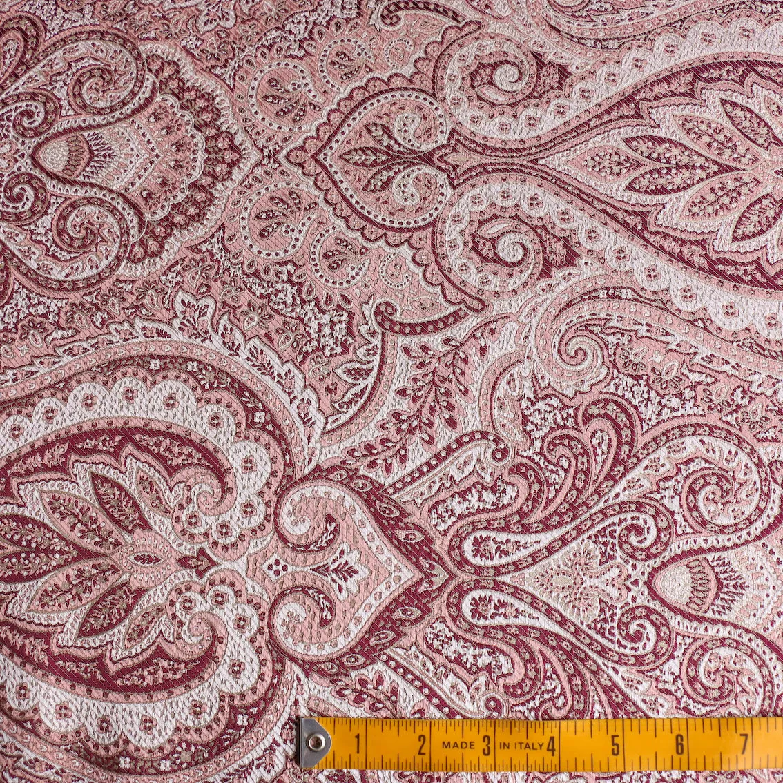 Rouge Paisley Brocade