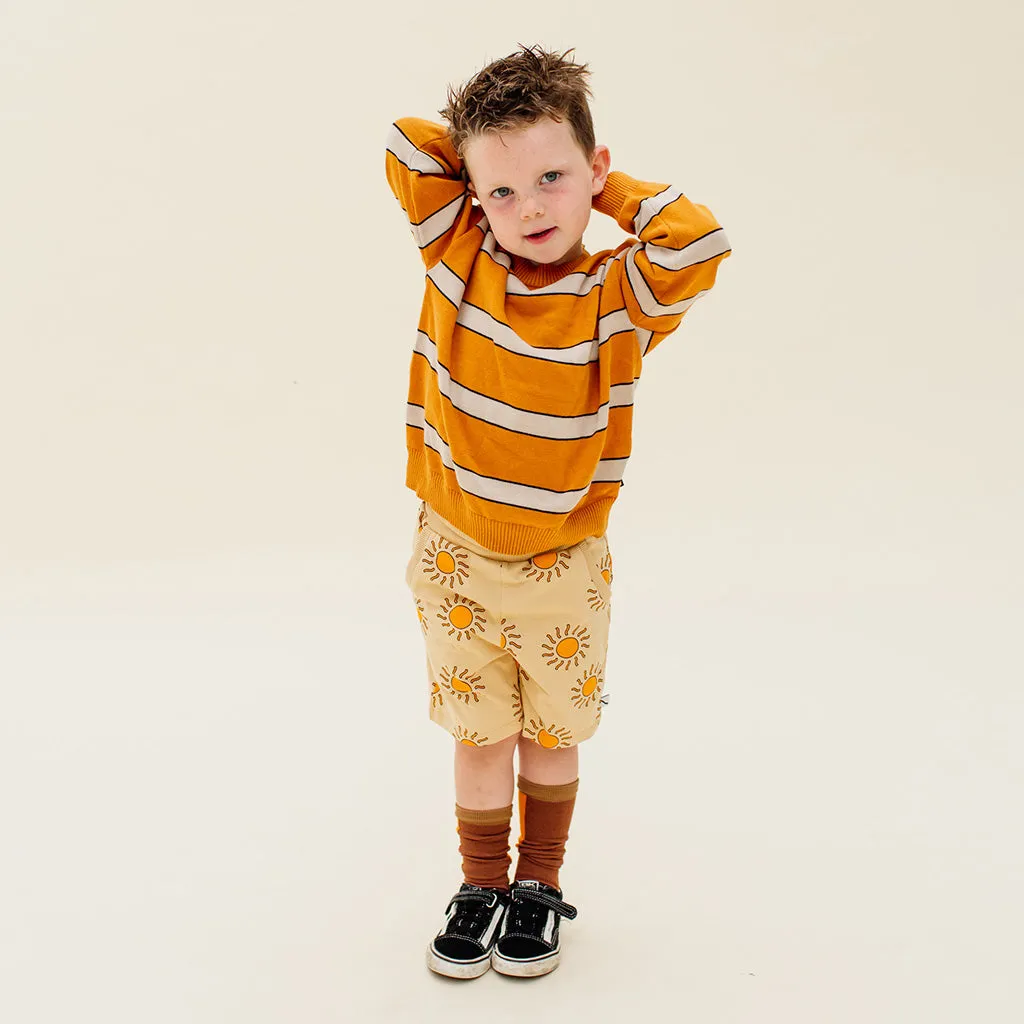 Sweater Orange Stripe