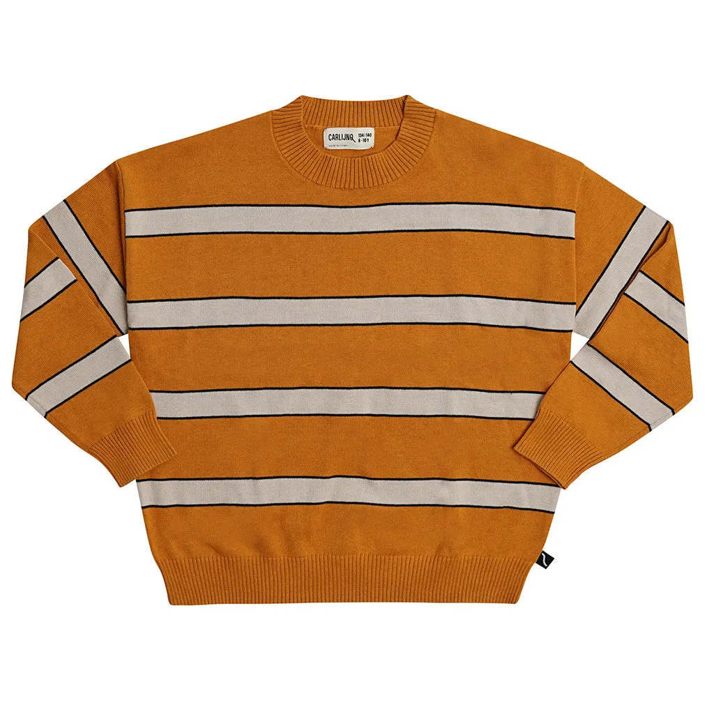 Sweater Orange Stripe