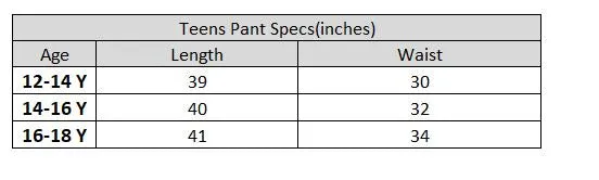 Teen Boys Denim Stretch Stretch Pant-Powder blue