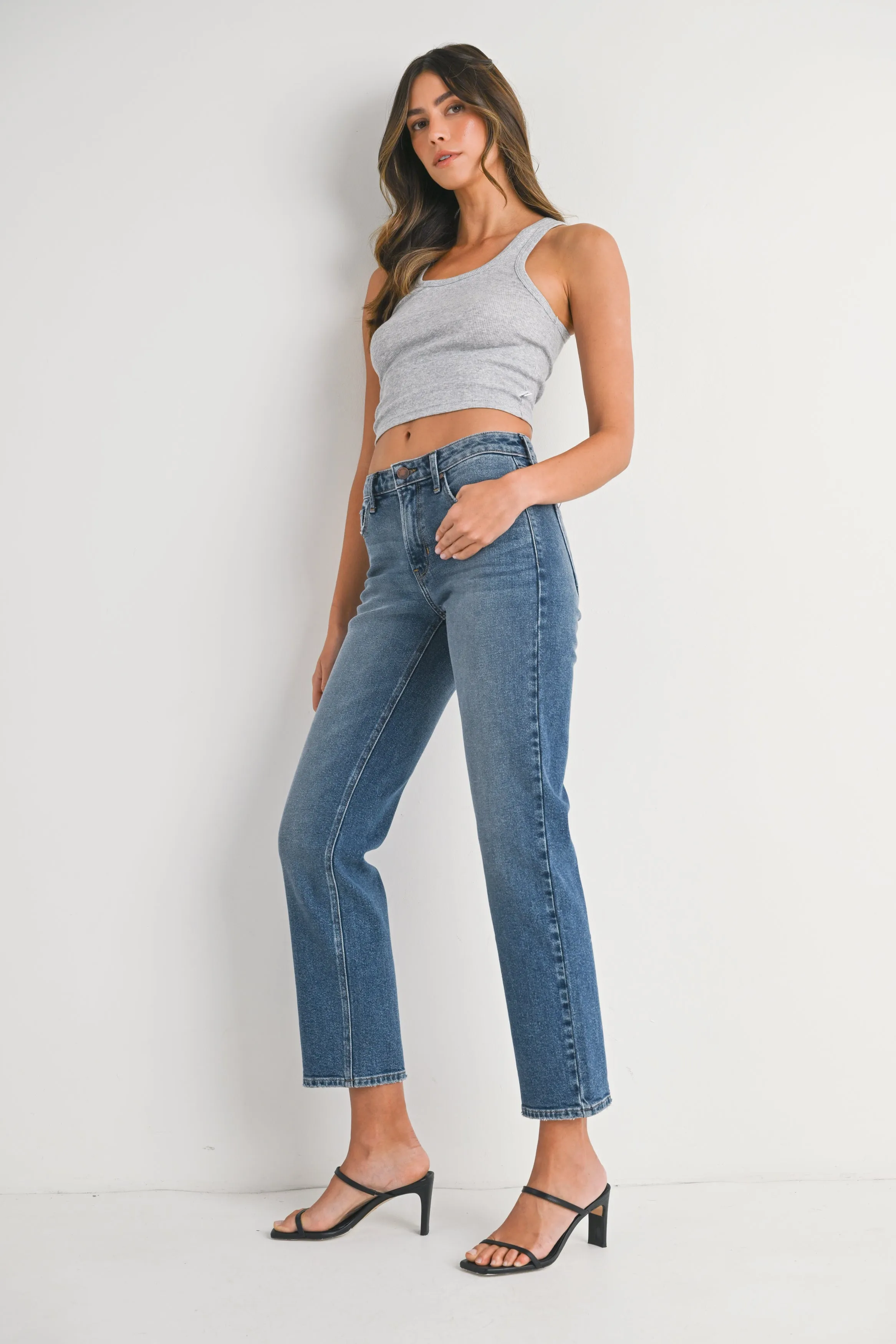 The Mid Rise Straight Jean