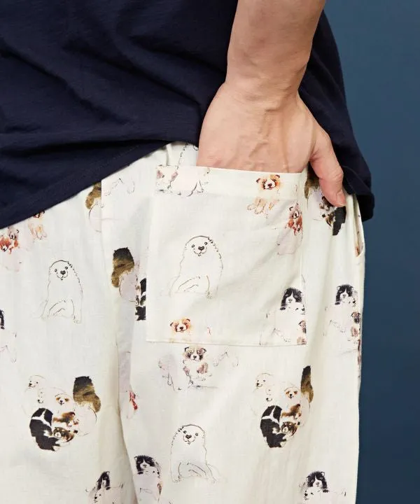 UKIYOE Printed SUTETEKO Pants