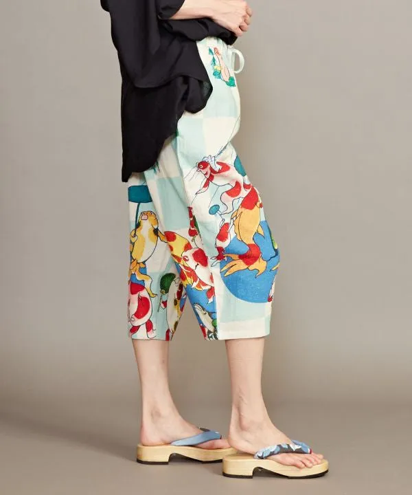 UKIYOE Printed SUTETEKO Pants